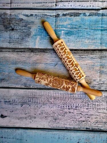 Christmas 3D Rolling Pin