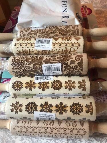 Christmas 3D Rolling Pin