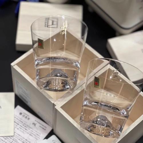 Tajima Glass Mount Fuji Whiskey Glass