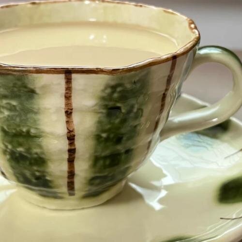 Hatsuichi Rustic Hand-Painted Ceramic Coffee Cup