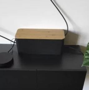 Luxora Wire Organizer Box for Tidy Cable Management