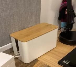 Luxora Wire Organizer Box for Tidy Cable Management
