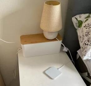 Luxora Wire Organizer Box for Tidy Cable Management