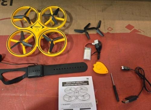 RoyaleGlow Hand Controlled Drone with LED Lights & Gesture Control