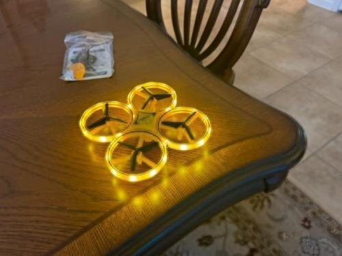 RoyaleGlow Hand Controlled Drone with LED Lights & Gesture Control
