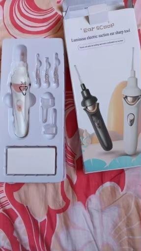 Rayvia Ear Vacuum Cleaner with LED Light and Silicone Tip