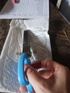 Royaleva 5 Blade Kitchen Salad Scissors for Fast Cutting