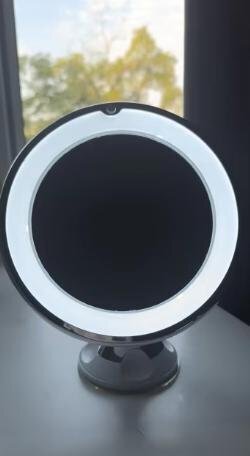 Luxora 10X LED Mirror on Suction Cup for Perfect Makeup