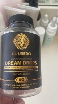 Nuusero Labs Dream Drops: Melatonin, GABA, and L-theanine review