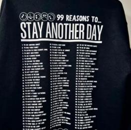 STAY ANOTHER DAY' UNISEX HOODIE