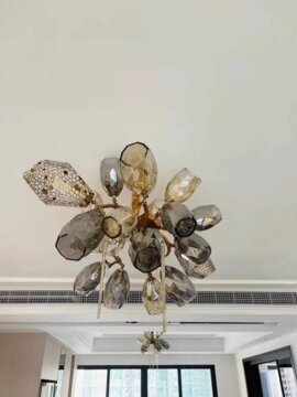 Modern K9 Linear Crystal Glass Chandelier review