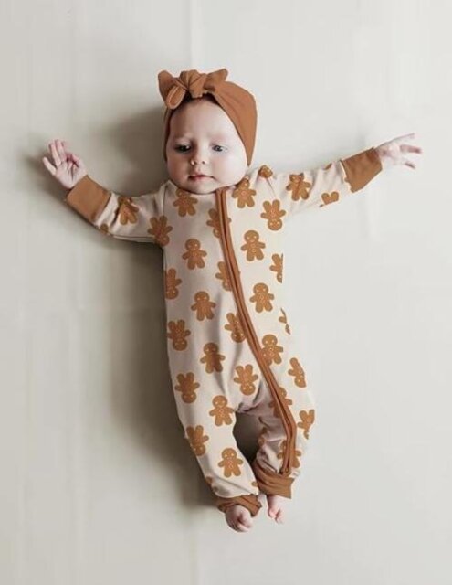 Ginger Breadman Jumpsuit Baby 3-18 Months
