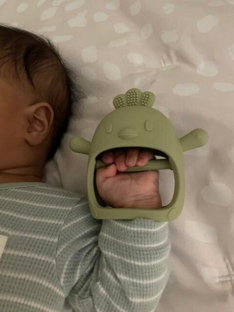 Olaf Silicone Teething Glove