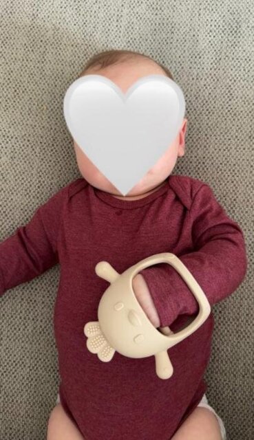 Olaf Silicone Teething Glove