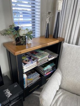 Cascais Oak-top Low Bookcase review